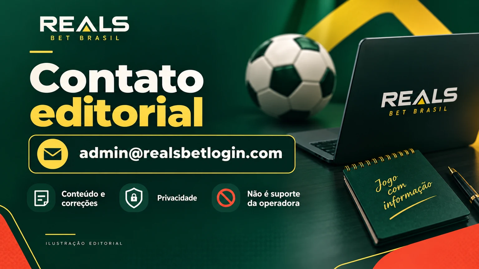 Canal editorial da Redação Reals Bet