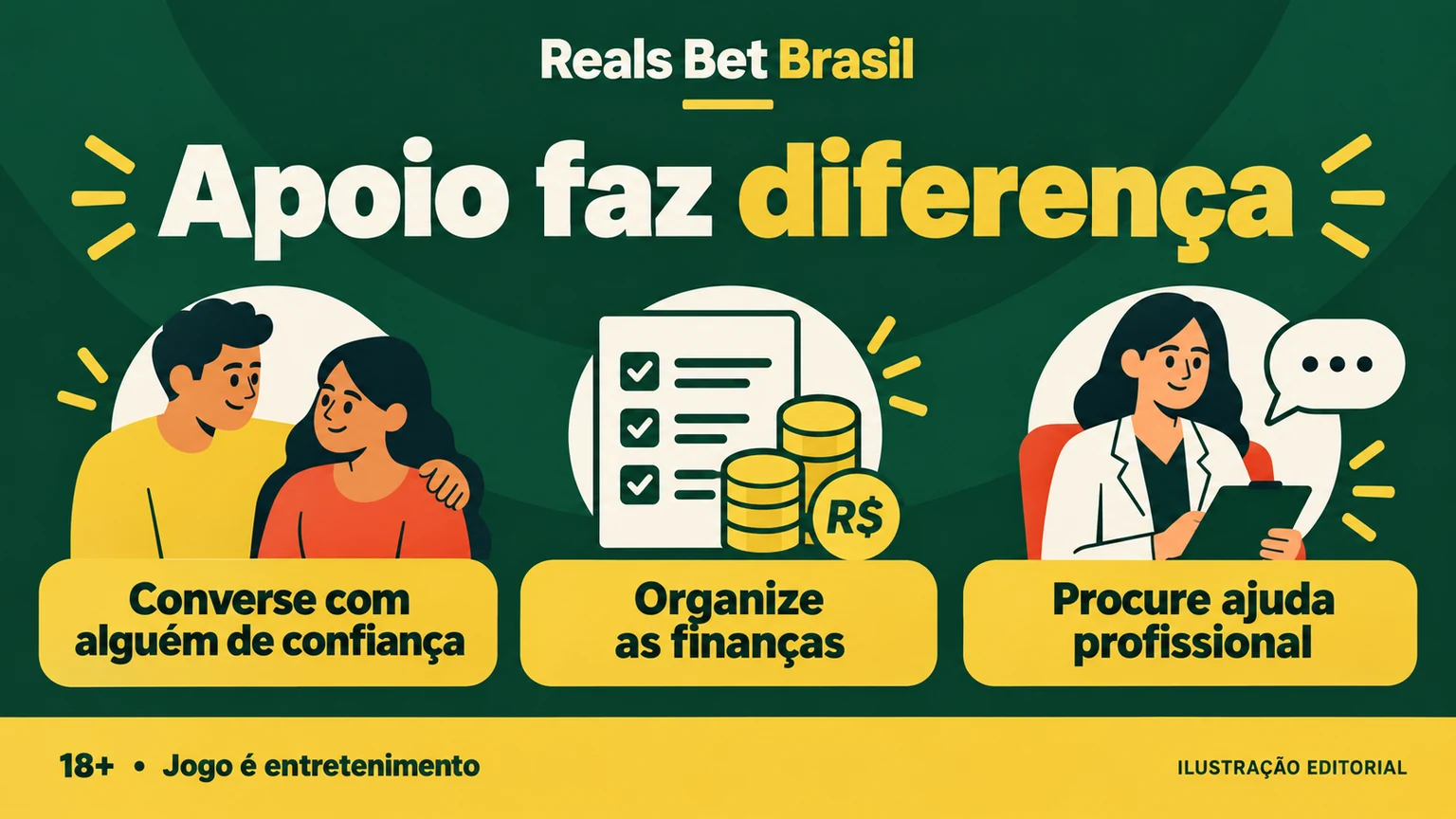 Rede de apoio e ações fora da plataforma